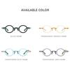 HEPIDEM Progressive Prescription Glasses Custom Anti Blue Myopia Optical Lenses Eyewear Men Women Acetate Small Round Eyeglasses