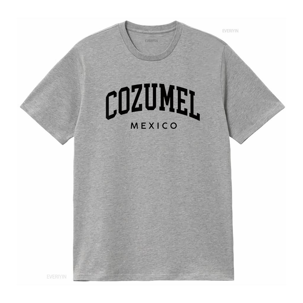 Vintage Cozumel Mexico Retro Throwback Souvenir T Shirt vintage Washed fashion homme streetwear Slightly designer clothes