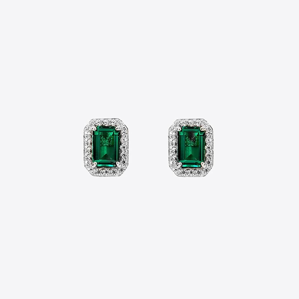 Miss Green Earrings Victoria Halo