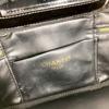 CHANEL With mirror CC logo Bag Vanity Bag Horizontal Cosmetics Pouch Hand Bag
