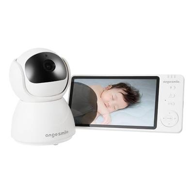 Anju Smile Kūdikio stebėjimo sistema su garso ir temperatūros aptikimu, 4x priartinimas, naktinis matymas, dvipusė komunikacija, nereikia išmaniojo telefono, stebėjimo įrenginys/kamera kūdikiams