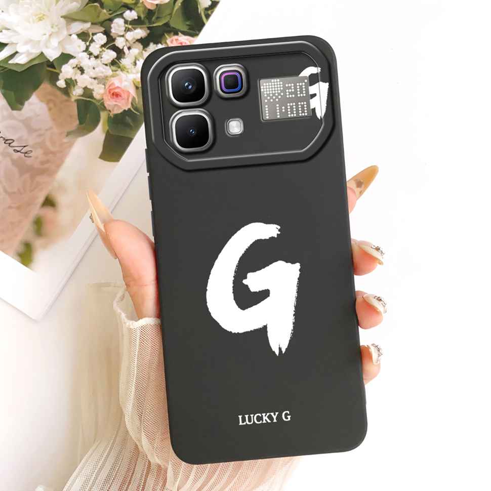 For Infinix Note 60 Pro 5G X6878 Case Simple Printed Lucky Letters Silicone Back Cover For Infinix Note60 5G X6879 6.78" Bumper
