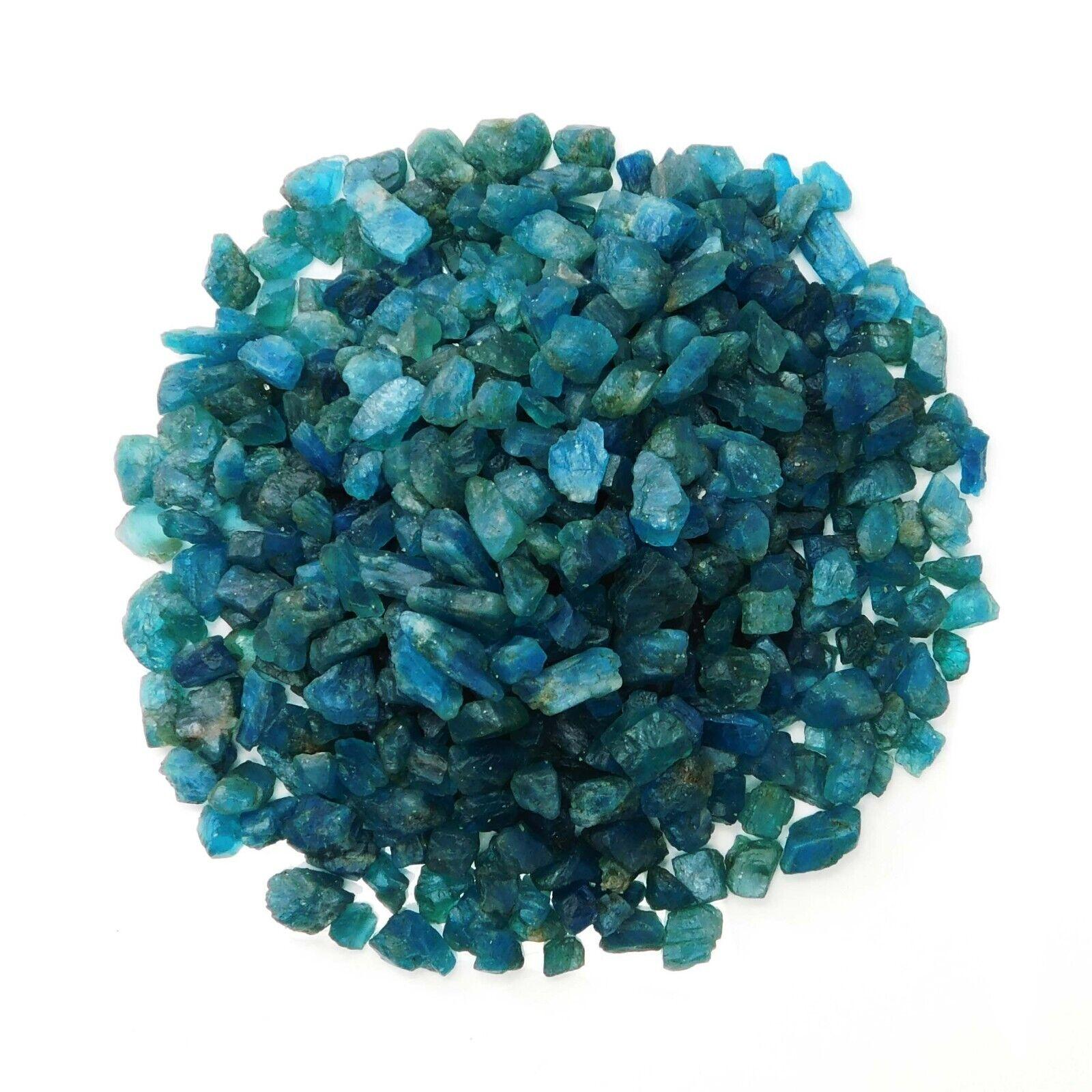 

100 Ct NATURAL Blue Apatite Uncut Raw Rough CERTIFIED Loose Gemstones Lot синій