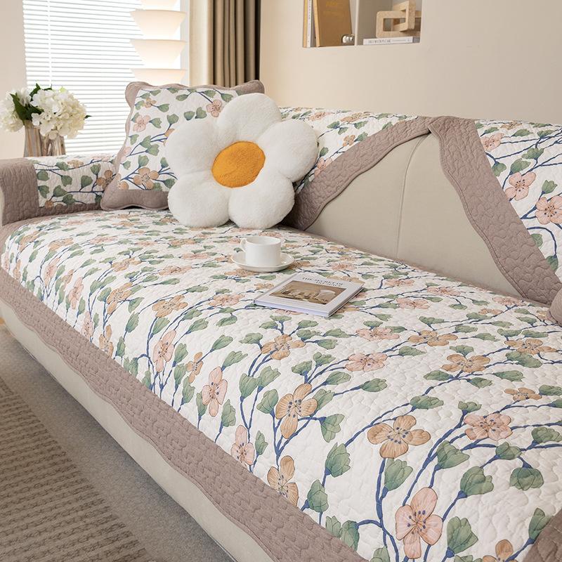 

Чехлы для диванных подушек с защитой от кошачьих царапин, четыре сезона, общие противоскользящие простые современные тканевые чехлы для диванов, полотенца 90*180cm