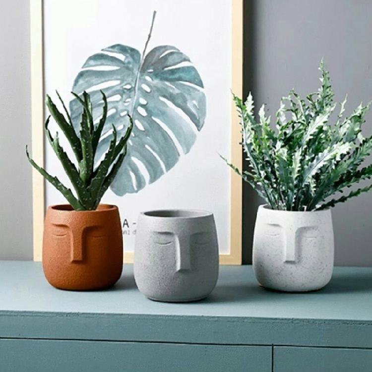 Home Decorations Silicone Mould for Flower Pot Concrete Mold DIY Resin Craft