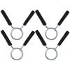 4Pcs Barbell Clamp Spring Collar Clip Gym Weight Dumbbell Spring Lock Standard Lifting Kit