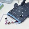 1Pc Creative Shark Star Pencil Case Cute Funny Shark Mouth Zipper Pencil Pouch Shark Stationery Storage Bag Gifts Organizer