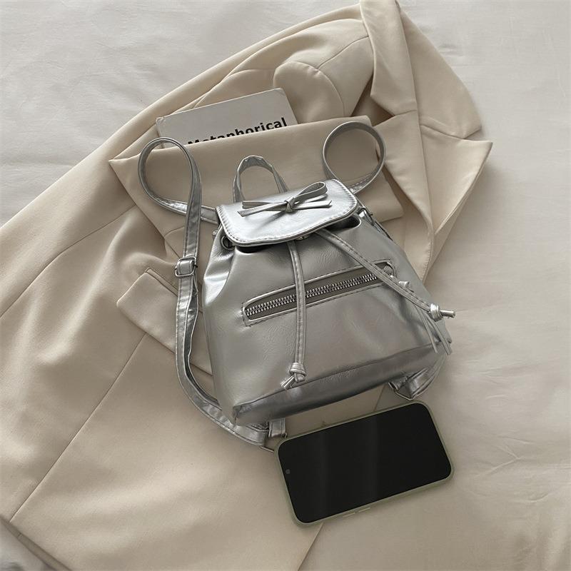 Niche backpack bag women's autumn  new trendy fashion backpack versatile single shoulder portable bucket bag