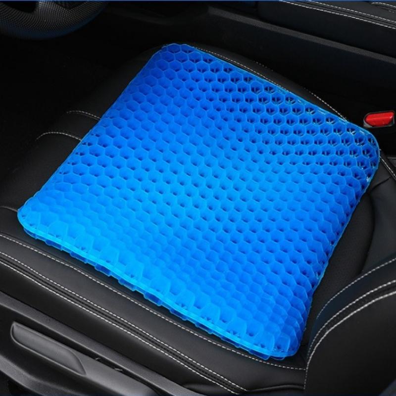 Honeycomb Gel Seat Cushion, Breathable and Cooling Chair Cushion for Summer, Car Silicone Cooling Cushion, Thickened and Comfortable Seat Cushion.
