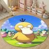 Multiple Styles Pokemon Psyduck Round Rugs for Living Room Bedroom Floor Mats Kids Room Sofa Chair Mat Carpet Home Decor