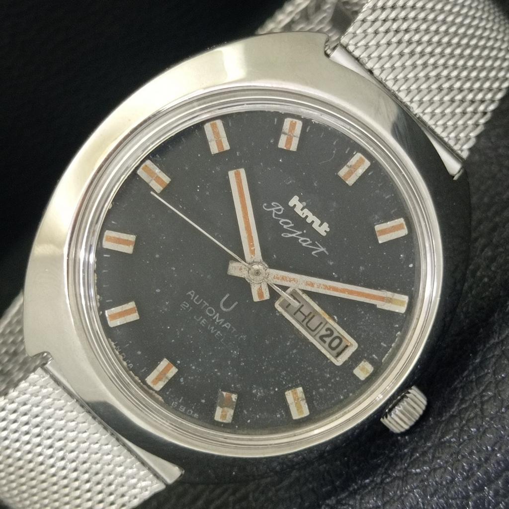 

HMT RAJAT VINTAGE AUTOMATIC 6501 INDIAN MENS ORIGINAL DIAL WATCH a703254-1 R213a-a703254