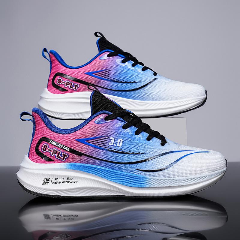 

Carbon board running shoes men s summer breathable mesh sports shoes boys and teenagers junior high school students ultra-light shock-absorbin 45