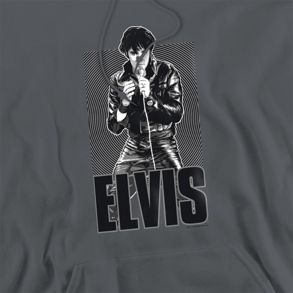 Elvis Presley Unisex Adult Leather Jacket Hoodie