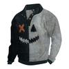 Men's Halloween Printed Corduroy Button Shirt