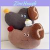 Adorable Animal Shape Pillow With Plush Cover And Pp Cotton Filling For Couch Decor And Travel