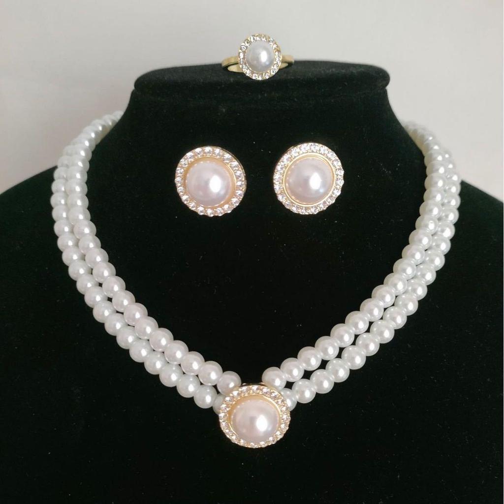 Elegant Retro Pearl Clavicle Necklace - Versatile French Summer Accessory for Women