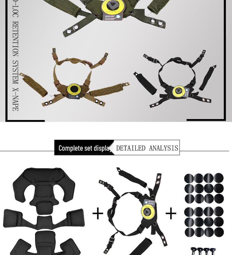 Wendy Tactical Kevlar Helmet Suspension System