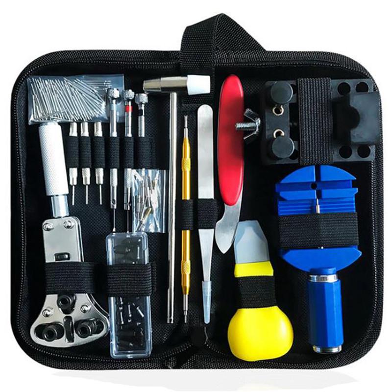 147Pcs Watch Repair Tool Kit Case Opener Link Spring Bar Remover Watchmaker Tool