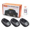1/2/4x Solar Wireless No Drill Cab Lights for Truck Roof Solar-Powered Truck Cab Lights Auto Sensor Luces Para Techo De Carro Neon Lights 4