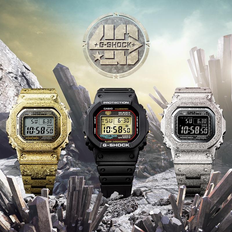 Casio G-SHOCK Men's Stainless Steel 200M Water Resistant Shock Resistant Quartz Watch GMW-B5000PS-1