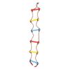 Climbing Rope Ladder Multilayer Wear Resistant Nylon Rope Maximum Stability Good Grip Strength Kid Crawling Rope Ladder