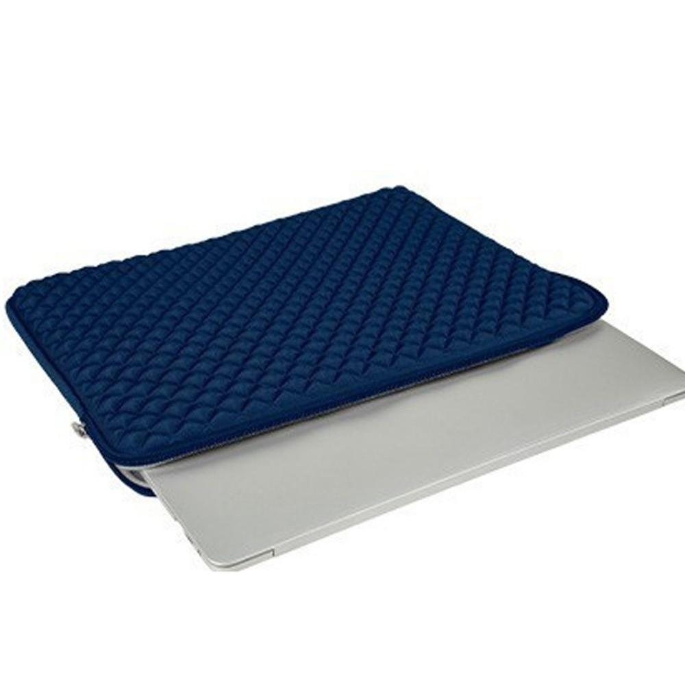 Grid Texture Laptop Portable Sleeve Shockproof Waterproof Notebooks Protective Bag Simple Lining Laptop Sleeve Bag