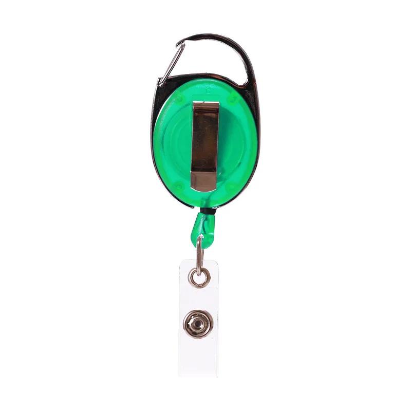 Transparent Card Holder Nurse Retractable Badge Reel Clip Business Card Holde Work Lanyard ID Name Card Cover Case Accessories
