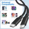 PASOW to Type C 60W USB PD iPhone MacBook iPad iPad Air Galaxy and More USB-C USB-C Cable, Cable, Compatible, 15/15 Pro, Pro, Pro, 5, S24, Pixel, LG,