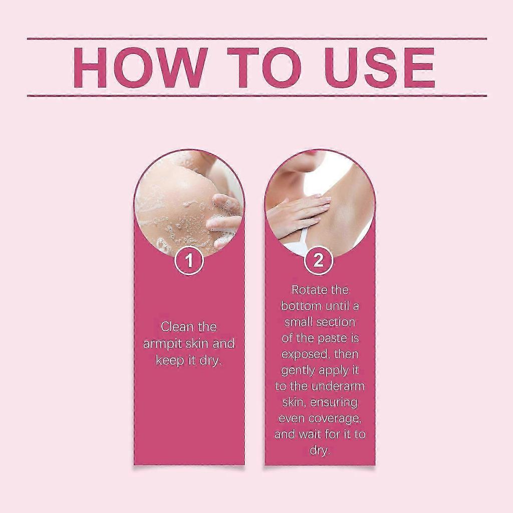 Long-Lasting Underarm Cleansing Stick with Vitamin E & Papaya Extract  Brightening, Odor & Stain Removal, Gentle Moisturizing, Fresh Aroma for All-Day