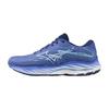 Wave Rider 27 Running Thick 2E Shoes, Jogging, Marathon, Training, Sports, Lightweight, Resilient, Sole, Women's, Blue/White, 24.0 Cm,