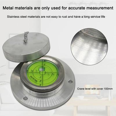 1/3 pièces Niveau à bulle horizontal Haute précision Environnement Niveau à bulle œil de bœuf Rond Bulle Mini Kit de mesure circulaire