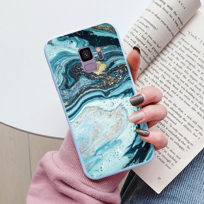 Color Luxury Marble Case For Samsung Galaxy S9 S 9 Plus Fundas Soft Silicone Protection Back Cover For Samsung S9 Shockproof Bag