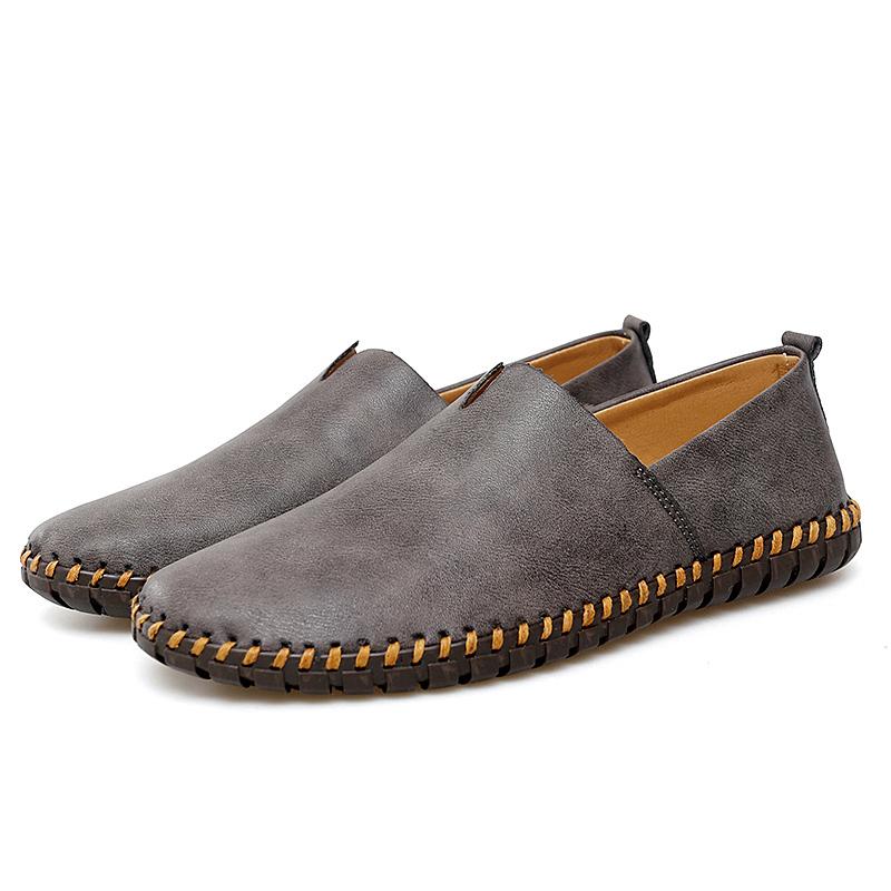 Scarpe casual da uomo in pelle Mocassini slip-on Sneakers da passeggio di buona qualità Scarpe da guida Scarpe eleganti da uomo per il lavoro Stile britannico Formale