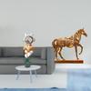 Astronaut Horse Sculpture Figurine Decorative Statue Resin Ornament for Fireplace Table Centerpiece