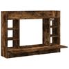 Wall Mounted Desk In Smoked Oak Finish 105 X 48 X 75 Cm Particleboard