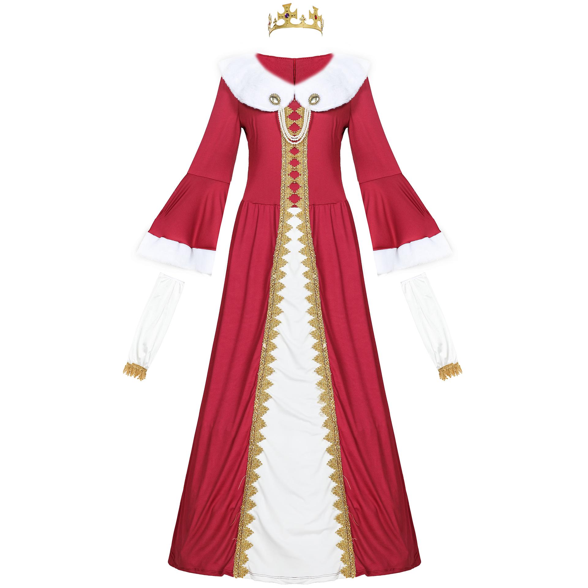 

Костюм королевы, костюм короля, костюм королевы древнеримского двора, костюм для пары больших размеров для Хэллоуина, костюм для сценического выступления M