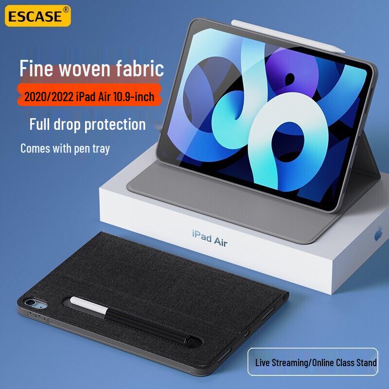 ESCASE iPad Air 10.9-inch Protective Case with Pen Slot