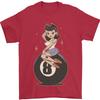 8Ball Pinup Pool Unisexs TShirt 100 Cotton