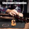 with Stand Sherum Strumbox Wooden Guitar Picks Guitar Picks Storage Container