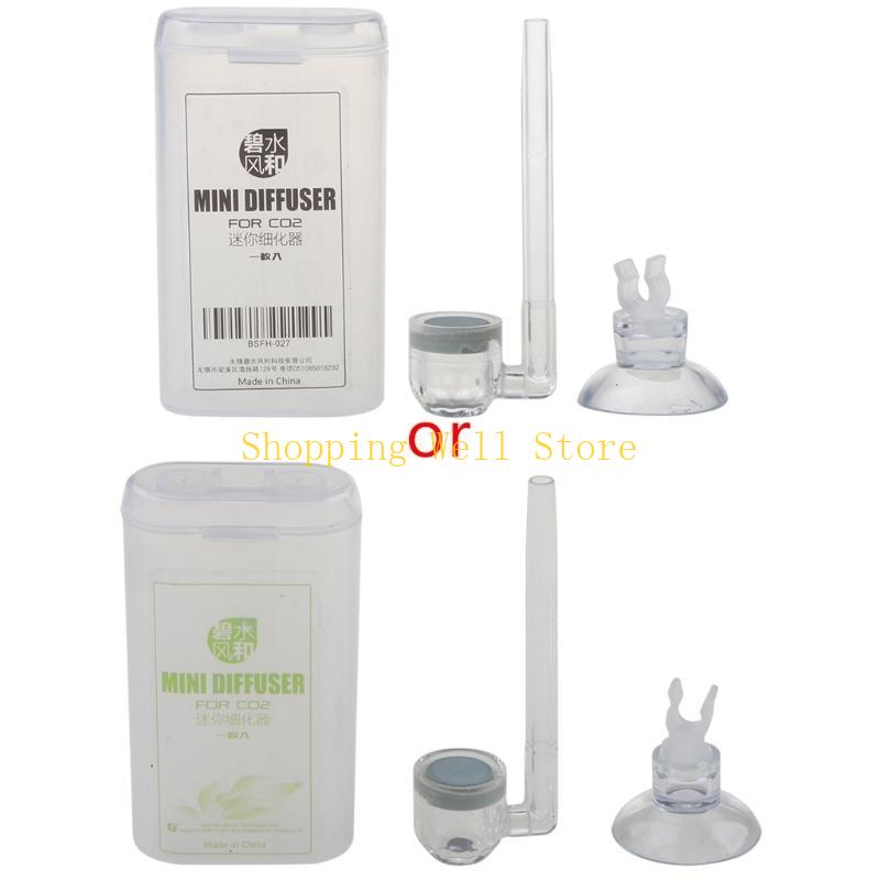 

KX4B Acrylic CO2 Diffuser Creat Rich CO2 for Aquarium Plants Transparent for Nano Siz