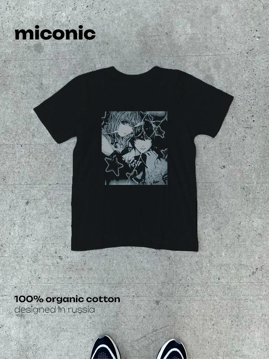 Футболка с принтом в стиле аниме Y2K XL