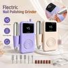 Rechargeable Electric Nail File 6 Grinding Heads Nail Grinder  Nail Tools