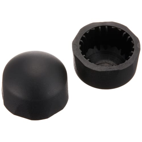 Morigin Bolt and Nut Caps, M10, Black, Pack of 2