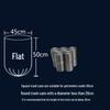 Large Foot-Operated Trash Can with Lid for Living Room