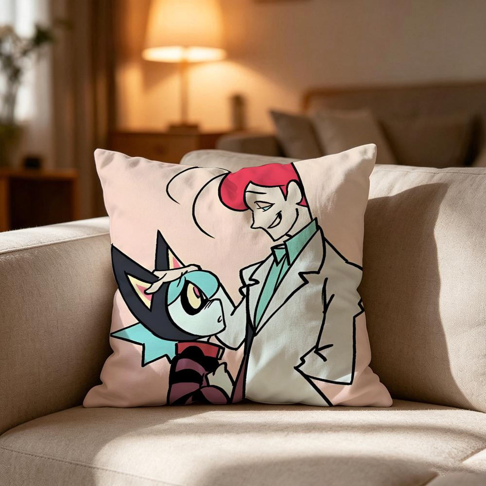 Psycho Ccuties Anime Pillow Case Cushion Cover Soft Washable Pillow Case MultiScene For Couch Bed Travel Office Use