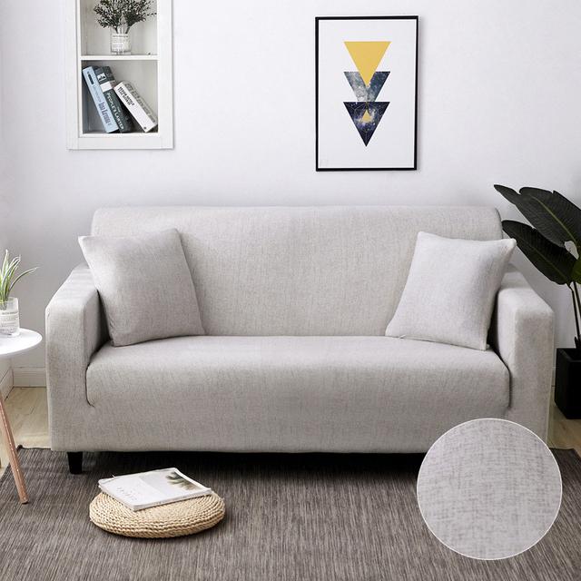 Funda de Sofá con Patrón de Cruz Algodón Set Funda Elástica para Sofá Cubre Sofá Para Sala de Estar Mascotas Cubre Sofá Toalla de Sofá