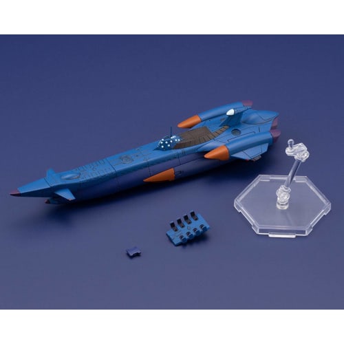 Kotobukiya Nadia: The Secret of Blue Water - Universal Submarine Nautilus, 1/1000 Scale Plastic Model Kit, Approx. 152mm Long, KP548