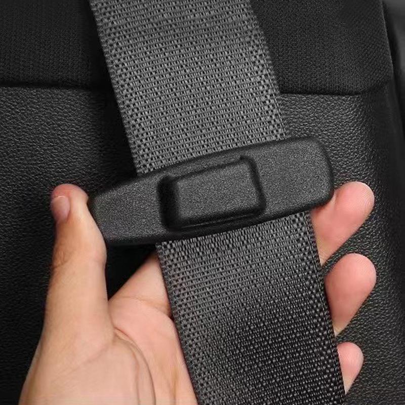 2Pcs Car Safety Seat Belts buckle Stopper Car Clip Adjustable Car Seat Belt Limiter Retainer Universal Auto Seatbelt Accessories