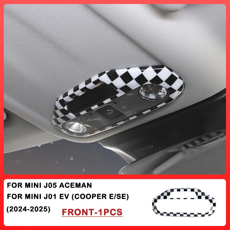 Car Reading Light Panel Cover Stickers For Mini J01 E SE J05 Aceman Front Rear Lamp Decorative Stickers s Interior Accessories