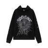 SP5der Spider Web Plus Velvet Hoodie & Sweatpants Set - Unisex Trendy Streetwear